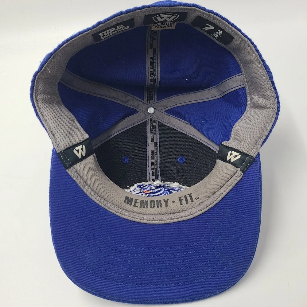 Boise State Broncos Hat Fitted 7 3/8 Top of the World Blue NCAA Wool Blend Men‎